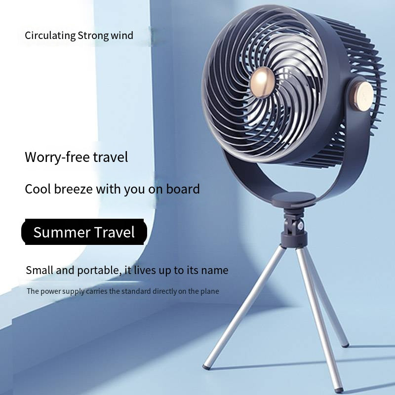 2025 New Air Recirculation Electric Fan Office Home Dormitory USB Fan Desktop Outdoor Convenient Fan